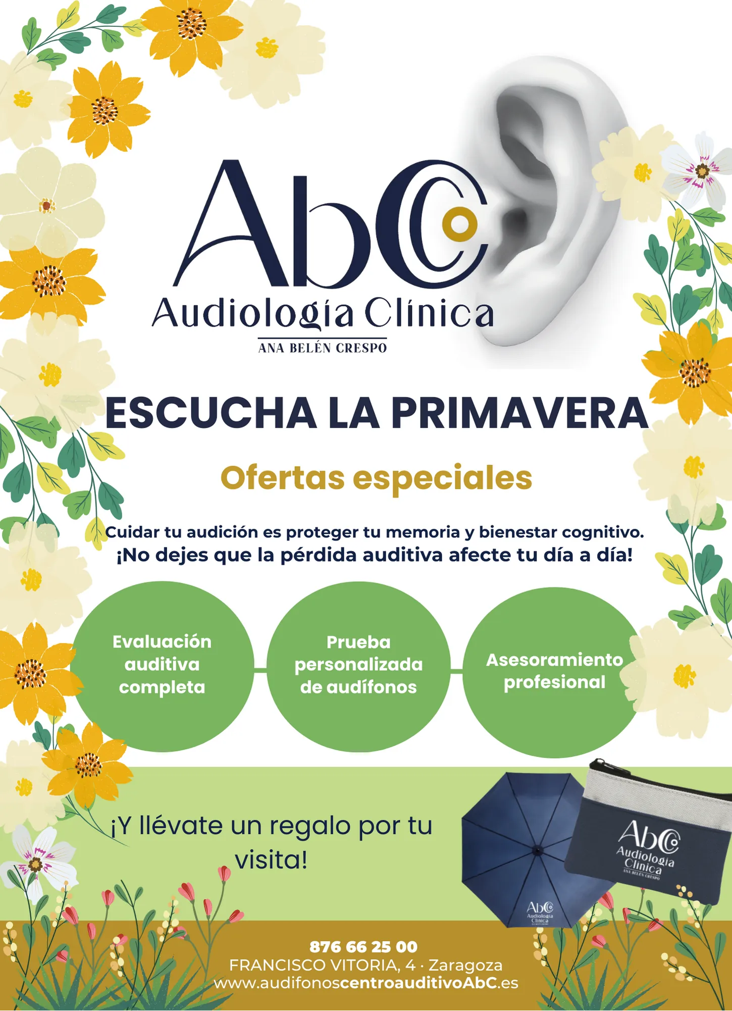 Ofertas de primavera fr audífonos en Zaragoza - Centro Auditivo AbC